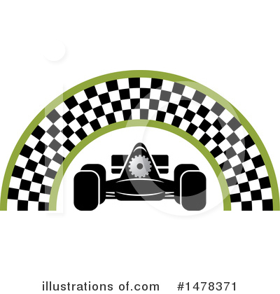 Royalty-Free (RF) Race Car Clipart Illustration by Lal Perera - Stock Sample #1478371