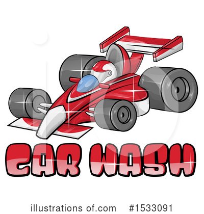 Car Wash Clipart #1533091 by Domenico Condello