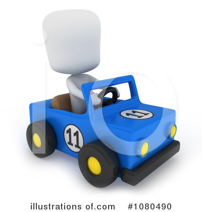 Royalty-Free (RF) Racecar Clipart Illustration by BNP Design Studio - Stock Sample #1080490