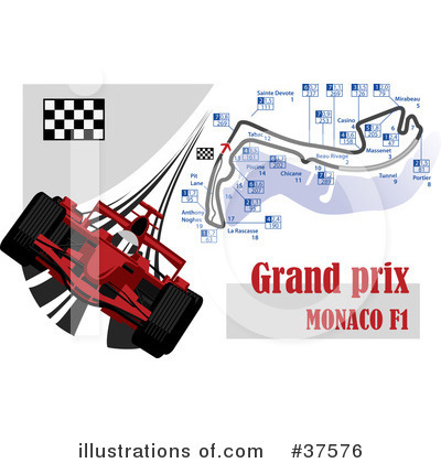 Race Car Clipart #37576 by Eugene