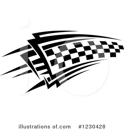 Royalty-Free (RF) Racing Flag Clipart Illustration by Vector Tradition SM - Stock Sample #1230428