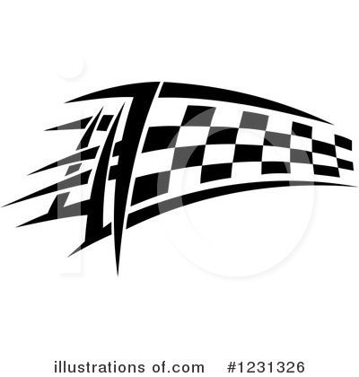 Royalty-Free (RF) Racing Flag Clipart Illustration by Vector Tradition SM - Stock Sample #1231326