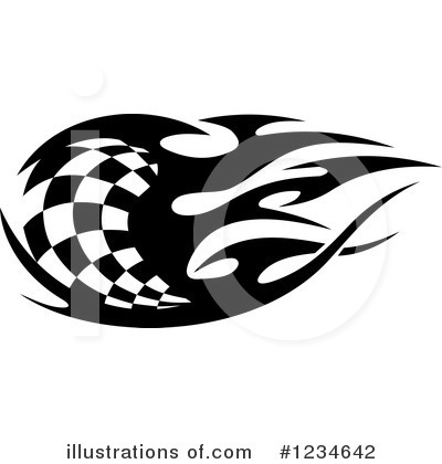 Royalty-Free (RF) Racing Flag Clipart Illustration by Vector Tradition SM - Stock Sample #1234642