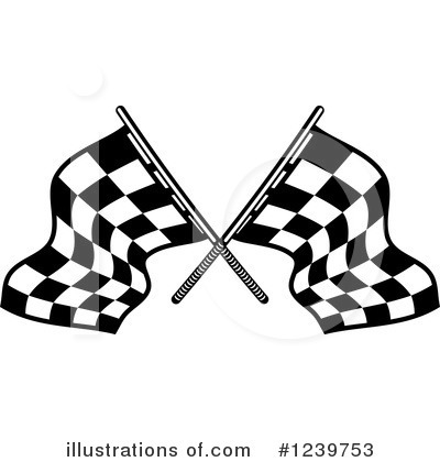 Royalty-Free (RF) Racing Flag Clipart Illustration by Vector Tradition SM - Stock Sample #1239753