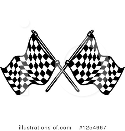 Royalty-Free (RF) Racing Flag Clipart Illustration by Vector Tradition SM - Stock Sample #1254667