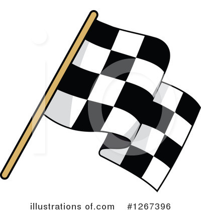 Royalty-Free (RF) Racing Flag Clipart Illustration by Vector Tradition SM - Stock Sample #1267396