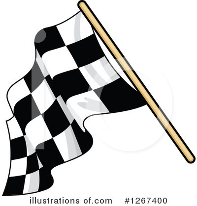 Royalty-Free (RF) Racing Flag Clipart Illustration by Vector Tradition SM - Stock Sample #1267400