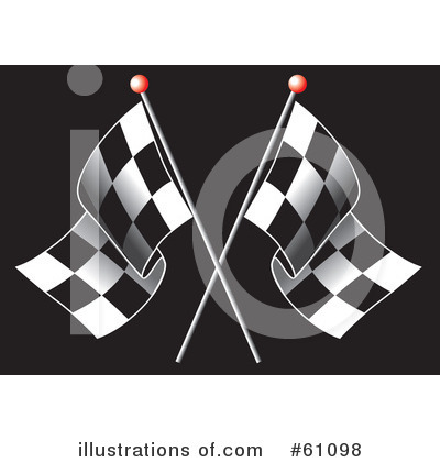Royalty-Free (RF) Racing Flag Clipart Illustration by pauloribau - Stock Sample #61098