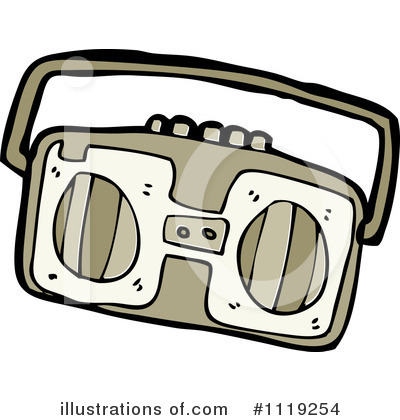 Royalty-Free (RF) Radio Clipart Illustration by lineartestpilot - Stock Sample #1119254