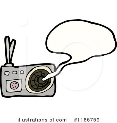 Royalty-Free (RF) Radio Clipart Illustration by lineartestpilot - Stock Sample #1186759