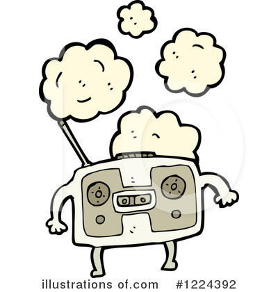 Boom Box Clipart #1224392 by lineartestpilot