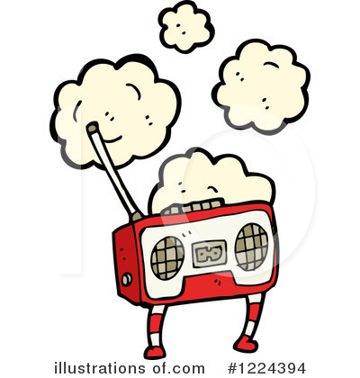 Royalty-Free (RF) Radio Clipart Illustration by lineartestpilot - Stock Sample #1224394