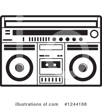 Royalty-Free (RF) Radio Clipart Illustration by Lal Perera - Stock Sample #1244168