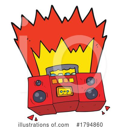 Royalty-Free (RF) Radio Clipart Illustration by lineartestpilot - Stock Sample #1794860