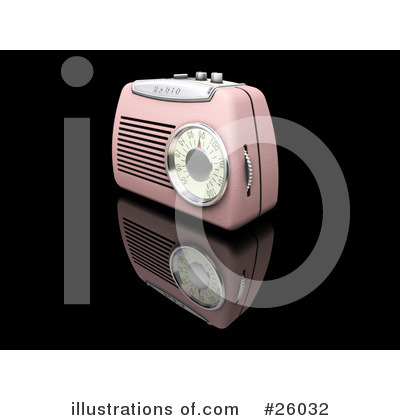 Royalty-Free (RF) Radio Clipart Illustration by KJ Pargeter - Stock Sample #26032