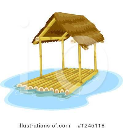 Royalty-Free (RF) Raft Clipart Illustration by BNP Design Studio - Stock Sample #1245118