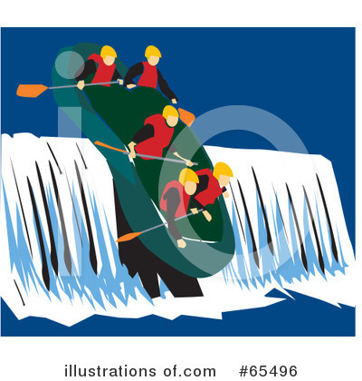 Rafting Clipart #65496 by Dennis Holmes Designs