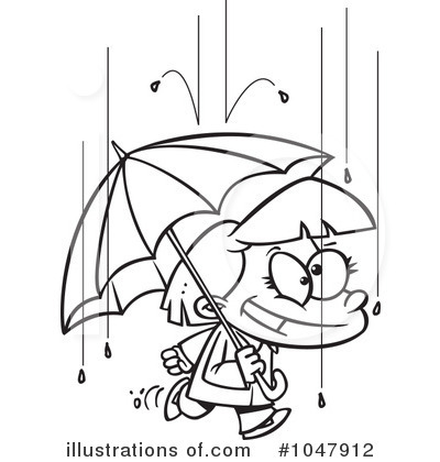 Royalty-Free (RF) Rain Clipart Illustration by toonaday - Stock Sample #1047912