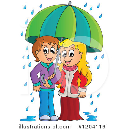Royalty-Free (RF) Rain Clipart Illustration by visekart - Stock Sample #1204116