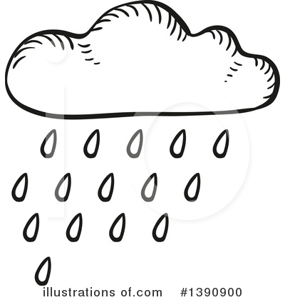 Rain Clipart #1390900 by Vector Tradition SM