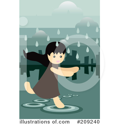 Royalty-Free (RF) Rain Clipart Illustration by mayawizard101 - Stock Sample #209240