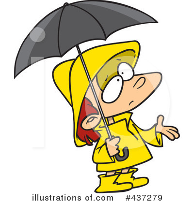 Rain Coat Clipart #437279 by toonaday