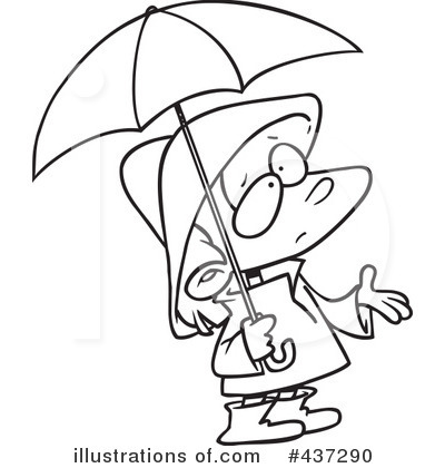 Royalty-Free (RF) Rain Clipart Illustration by toonaday - Stock Sample #437290