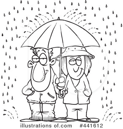 Royalty-Free (RF) Rain Clipart Illustration by toonaday - Stock Sample #441612