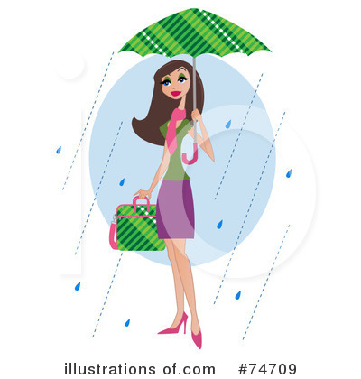 Royalty-Free (RF) Rain Clipart Illustration by peachidesigns - Stock Sample #74709