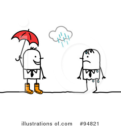 Royalty-Free (RF) Rain Clipart Illustration by NL shop - Stock Sample #94821