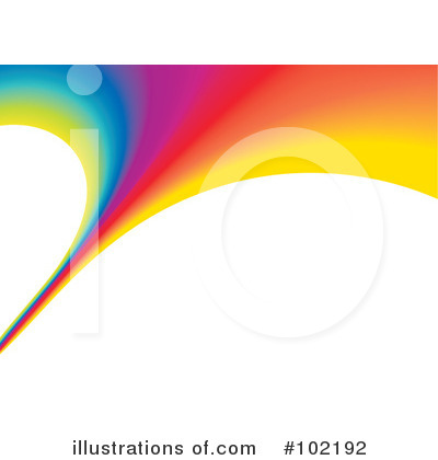 Royalty-Free (RF) Rainbow Background Clipart Illustration by MilsiArt - Stock Sample #102192