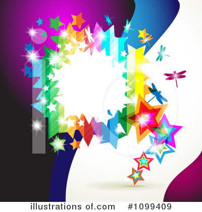 Royalty-Free (RF) Rainbow Background Clipart Illustration by merlinul - Stock Sample #1099409