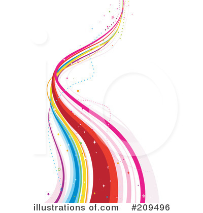 Royalty-Free (RF) Rainbow Background Clipart Illustration by BNP Design Studio - Stock Sample #209496