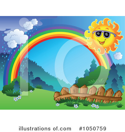 Royalty-Free (RF) Rainbow Clipart Illustration by visekart - Stock Sample #1050759