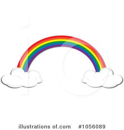 Rainbow Logo Clipart #1056089 by Pams Clipart