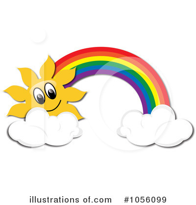 Royalty-Free (RF) Rainbow Clipart Illustration by Pams Clipart - Stock Sample #1056099