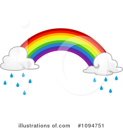 Royalty-Free (RF) Rainbow Clipart Illustration by BNP Design Studio - Stock Sample #1094751