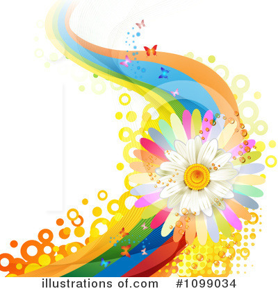 Rainbow Background Clipart #1099034 by merlinul