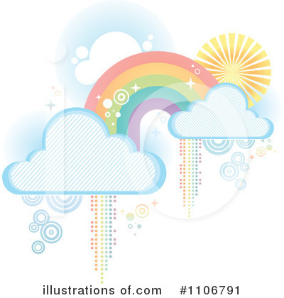Rainbow Clipart #1106791 by Amanda Kate
