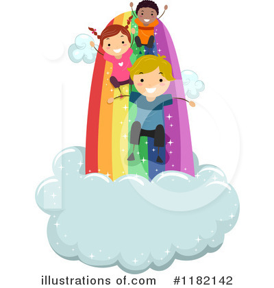 Royalty-Free (RF) Rainbow Clipart Illustration by BNP Design Studio - Stock Sample #1182142