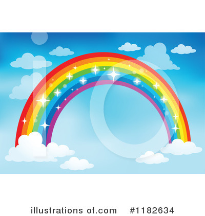 Royalty-Free (RF) Rainbow Clipart Illustration by visekart - Stock Sample #1182634