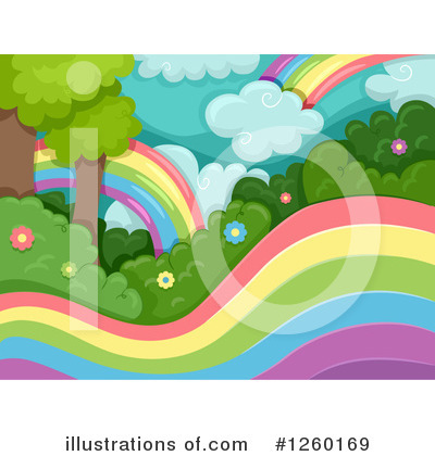 Royalty-Free (RF) Rainbow Clipart Illustration by BNP Design Studio - Stock Sample #1260169