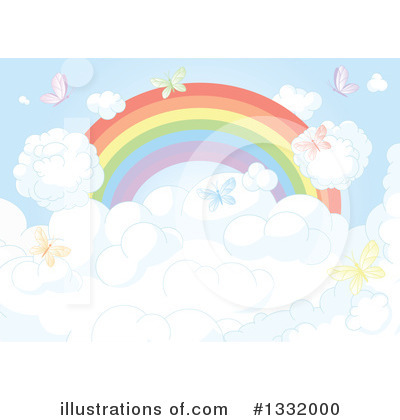Royalty-Free (RF) Rainbow Clipart Illustration by Pushkin - Stock Sample #1332000