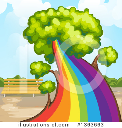 Royalty-Free (RF) Rainbow Clipart Illustration by merlinul - Stock Sample #1363663