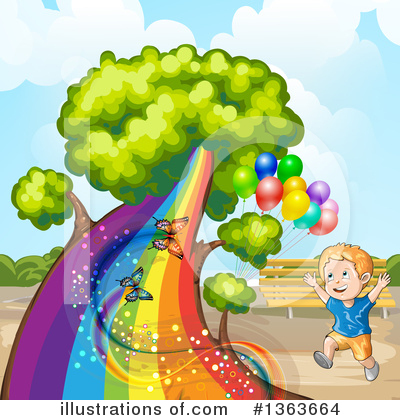 Royalty-Free (RF) Rainbow Clipart Illustration by merlinul - Stock Sample #1363664