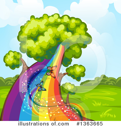 Royalty-Free (RF) Rainbow Clipart Illustration by merlinul - Stock Sample #1363665