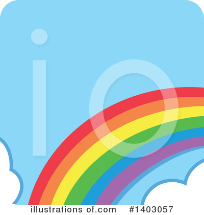 Royalty-Free (RF) Rainbow Clipart Illustration by BNP Design Studio - Stock Sample #1403057