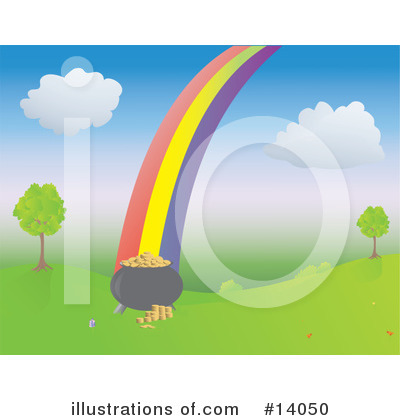 Royalty-Free (RF) Rainbow Clipart Illustration by Rasmussen Images - Stock Sample #14050