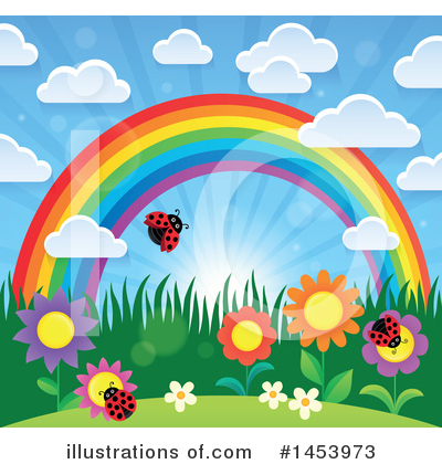 Royalty-Free (RF) Rainbow Clipart Illustration by visekart - Stock Sample #1453973