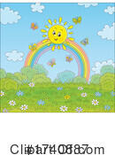 Rainbow Clipart #1740887 by Alex Bannykh